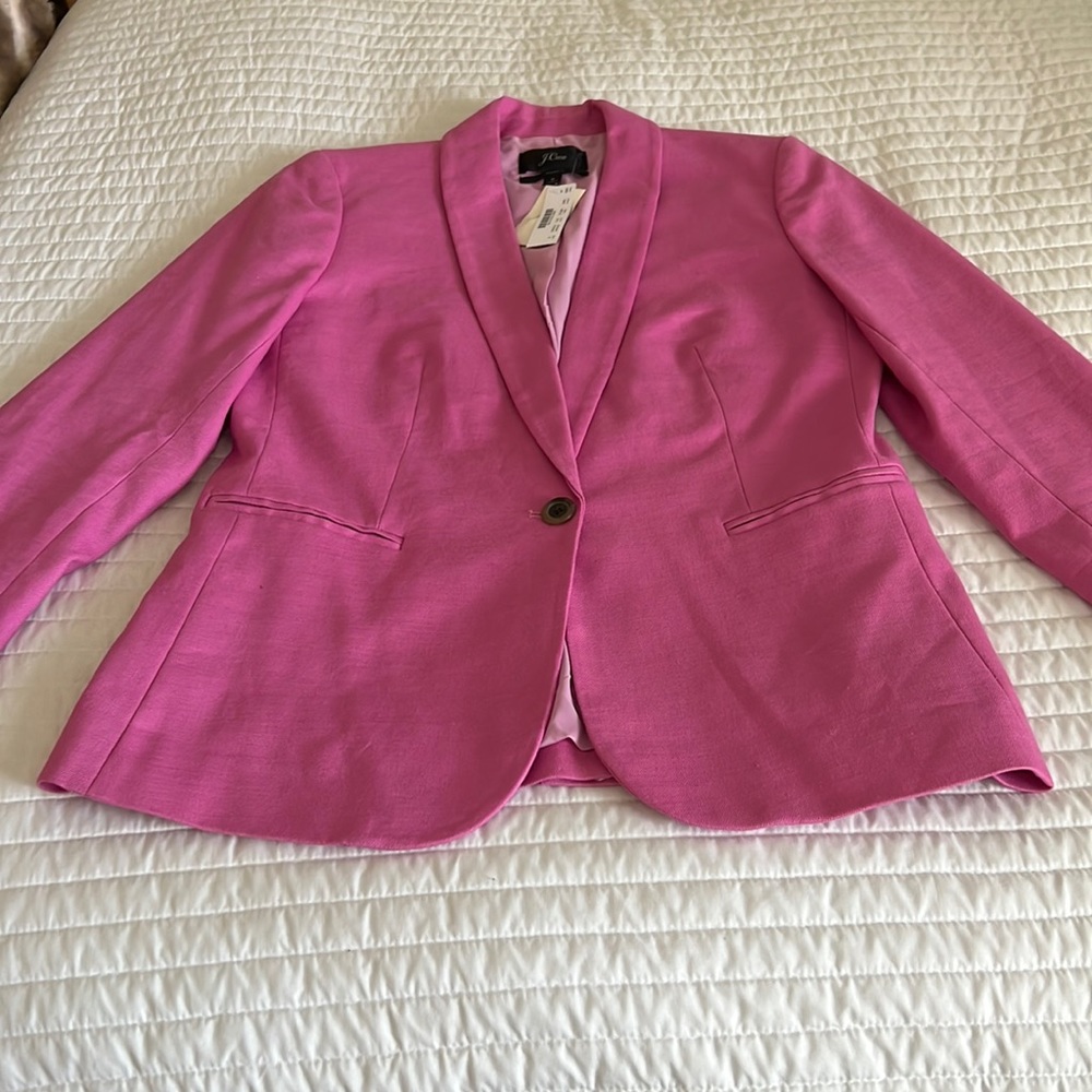 J Crew Parke linen blend blazer